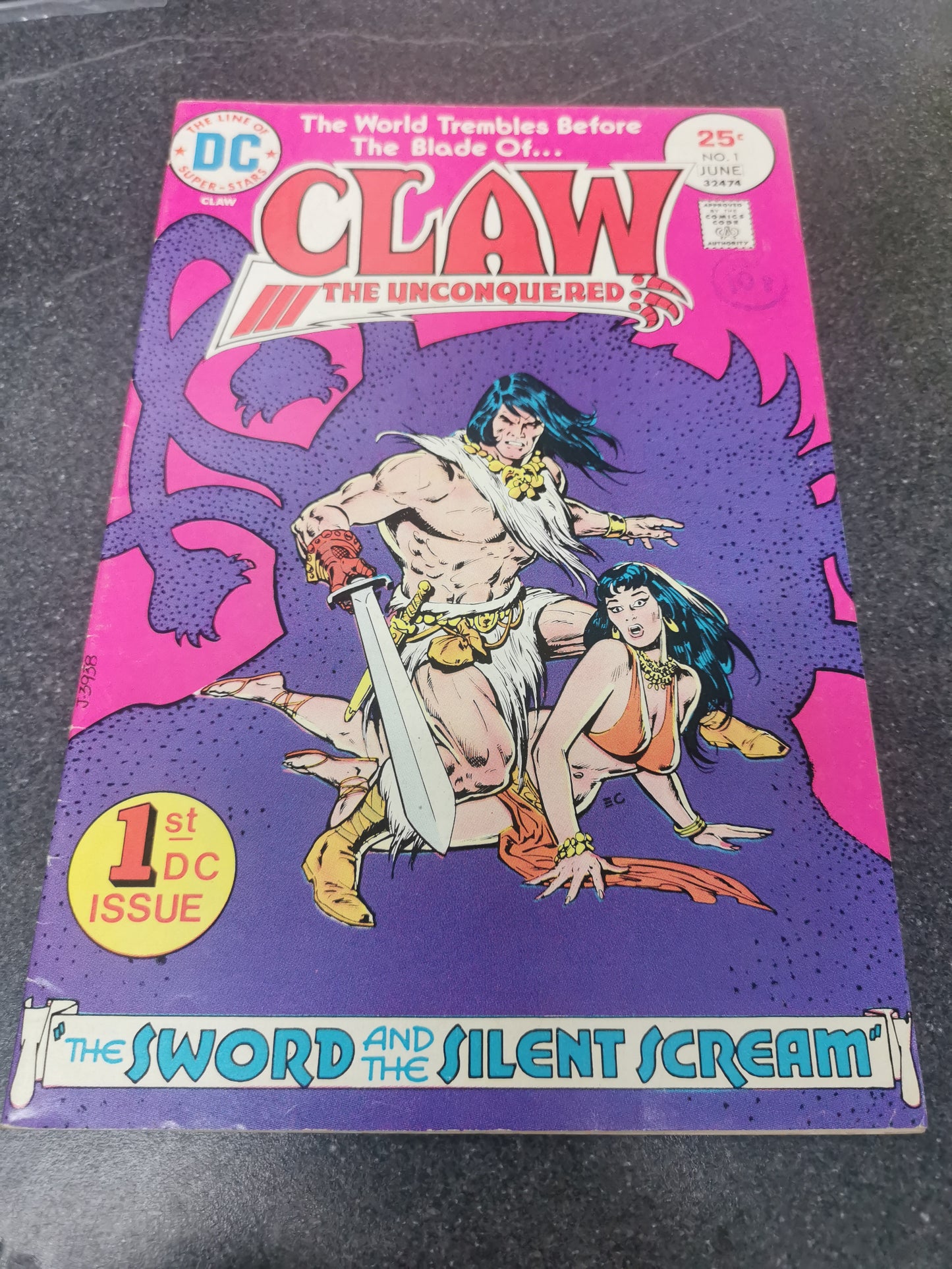 Claw The Unconquered #1 1975 1st appearance of Claw DC comic