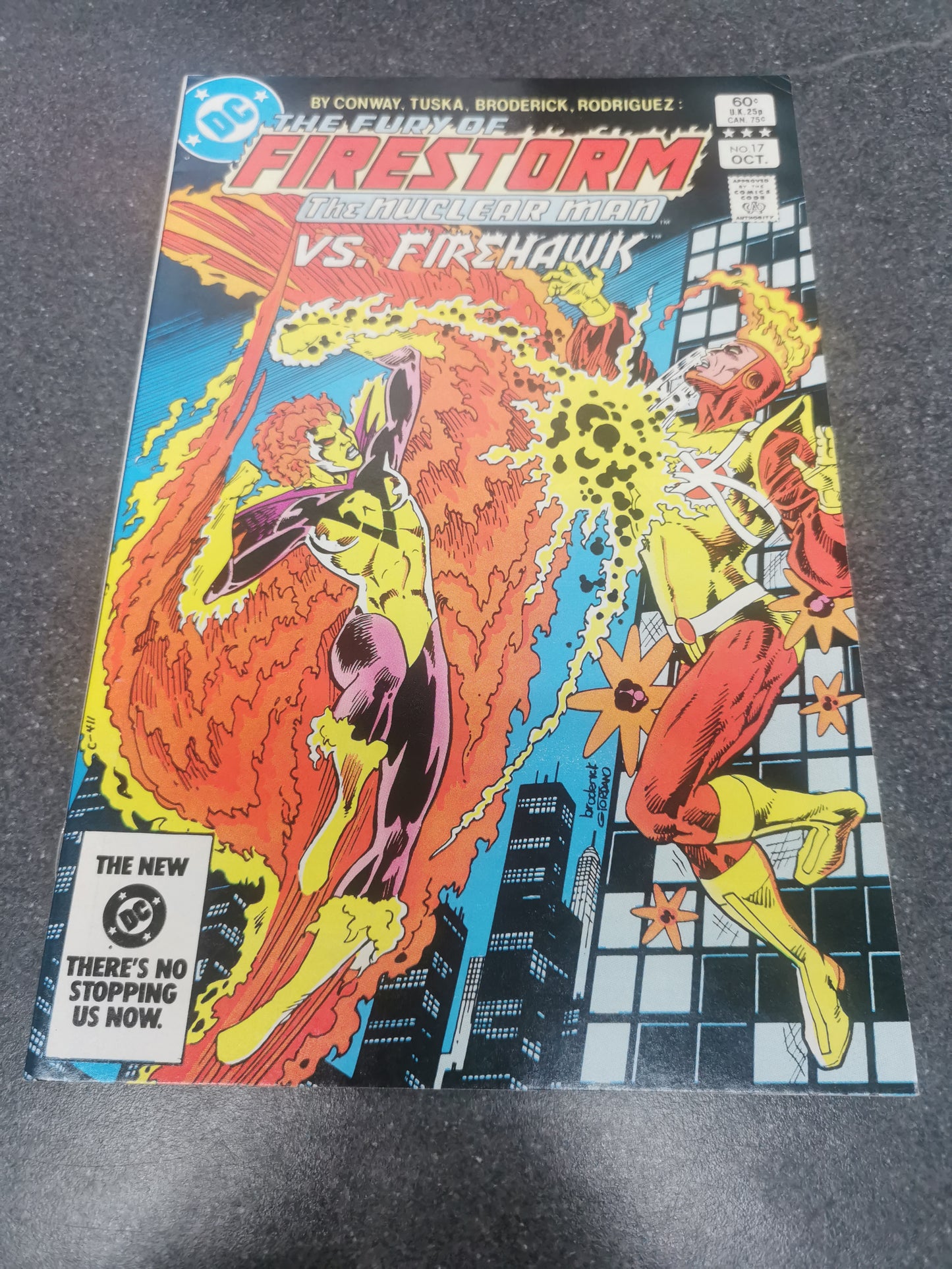 The Fury of Firestorm #17 1983 1st appearance of Firehawk DC comic