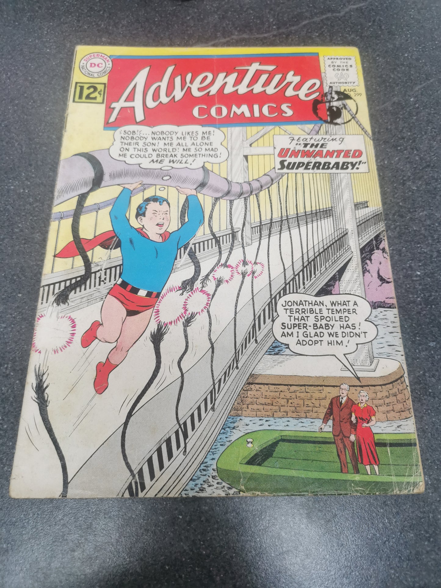 Adventure Comics #299 1962 1st Gold Kryptonite DC comic