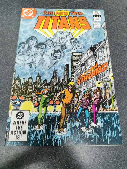 The New Teen Titans #26 1982 1st appearance of Terra DC comic