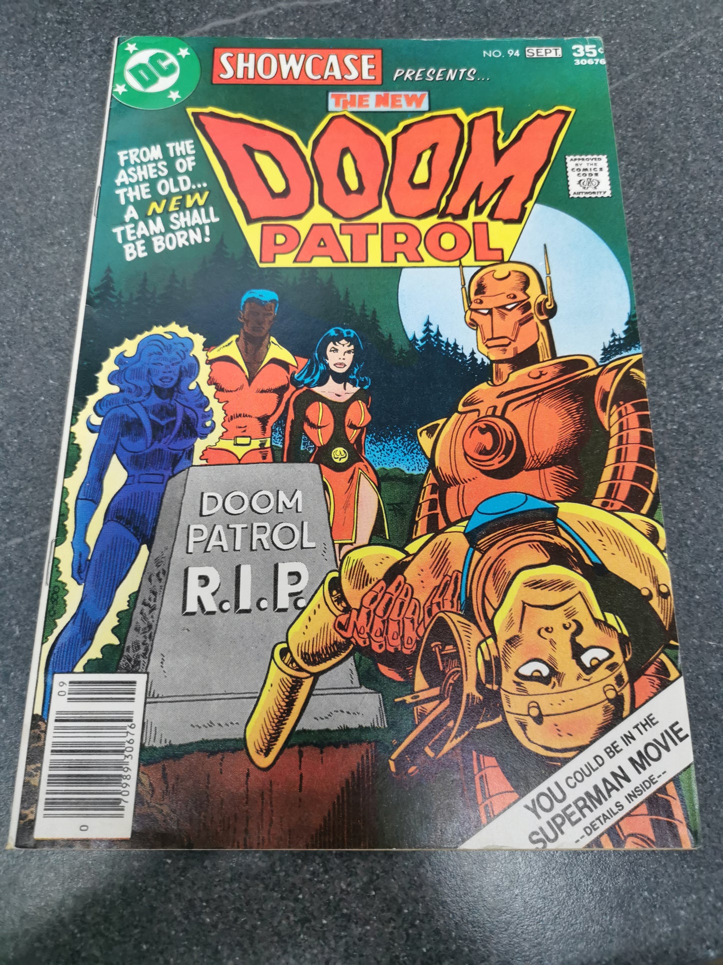 DC Showcase Presents #94 1977 1st appearance of the New Doom Patrol DC comic