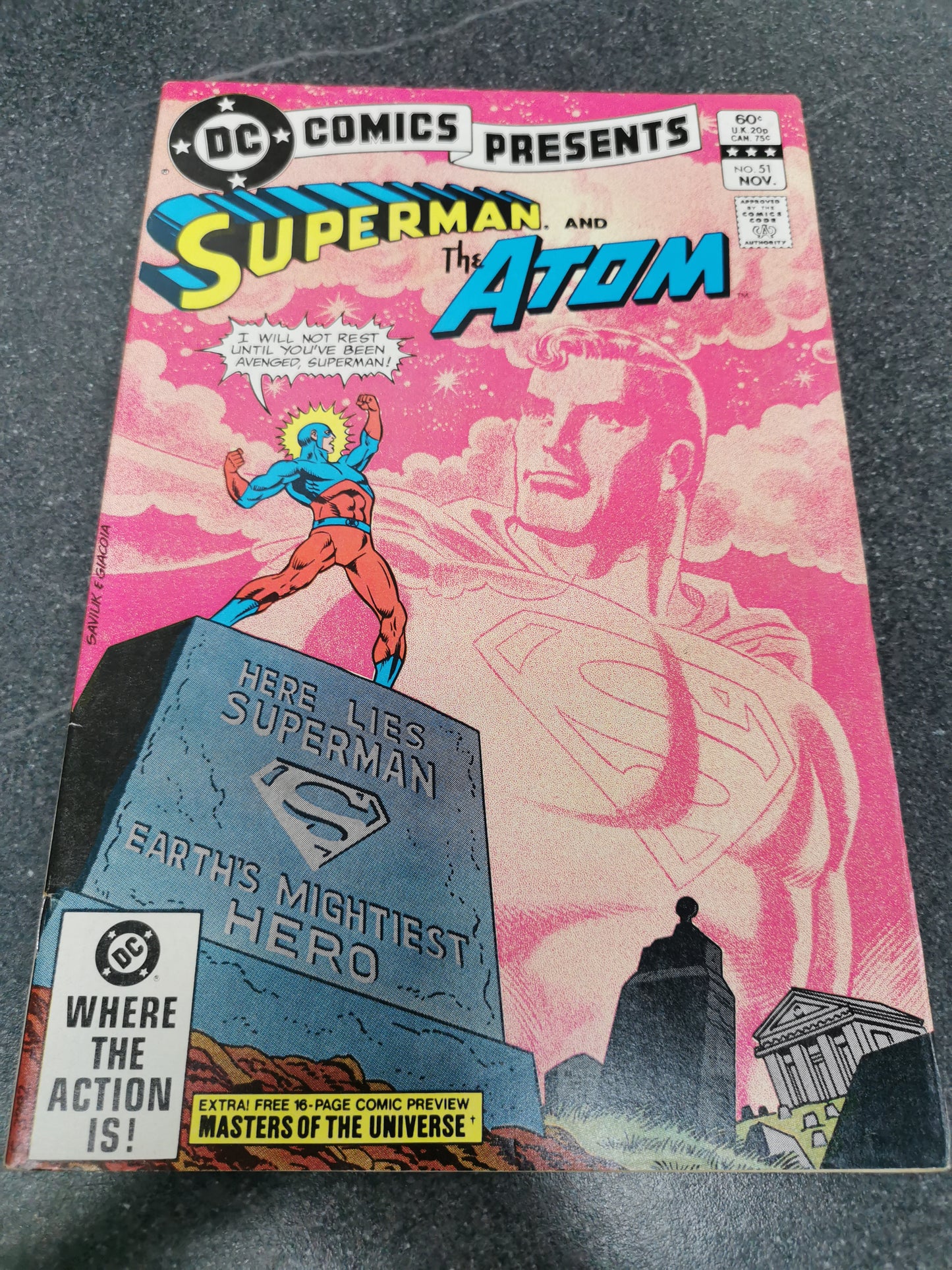 DC Comics Presents #51 1982 2nd appearance of HeMan DC comic