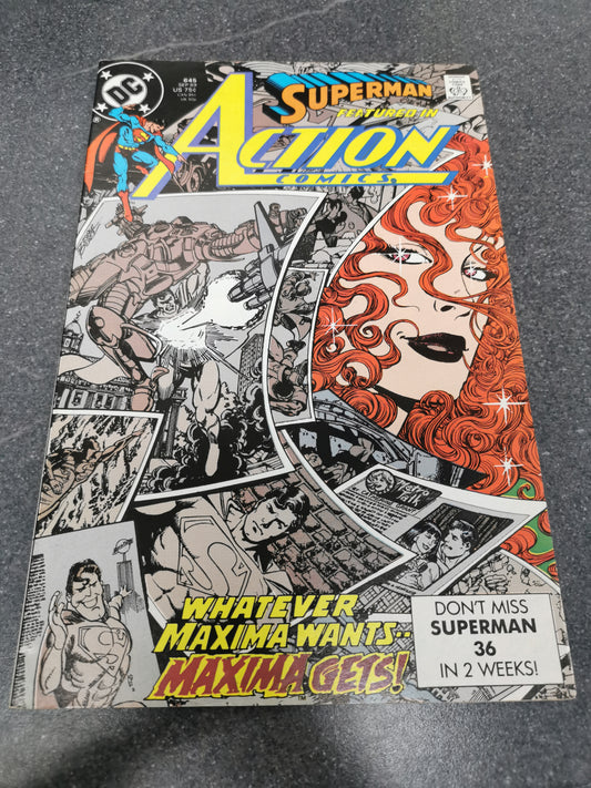 Action Comics #645 1989 1st appearance of Maxima DC comic