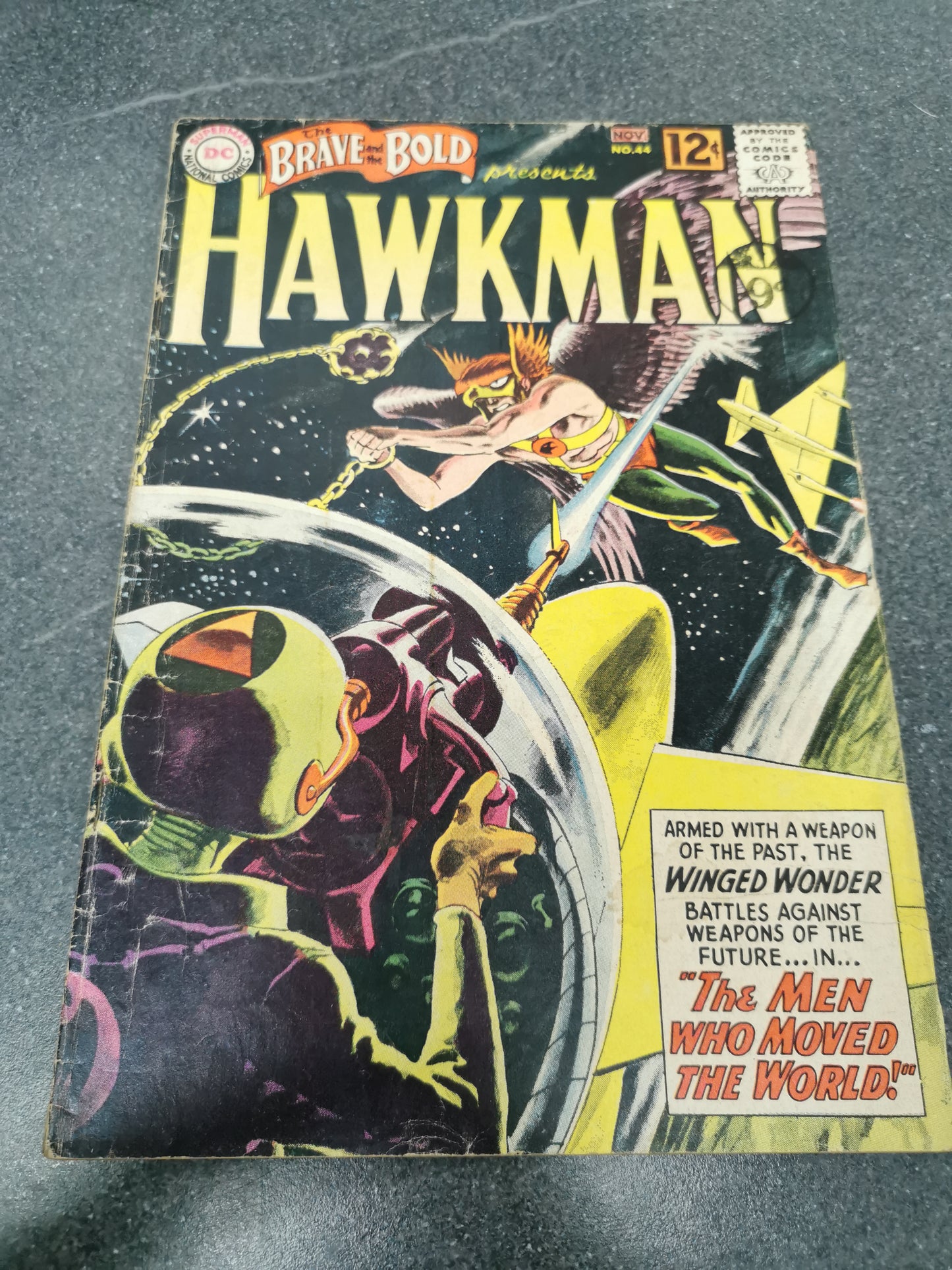 Brave and the Bold #44 1962 6th sa appearance of Hawkman DC comic