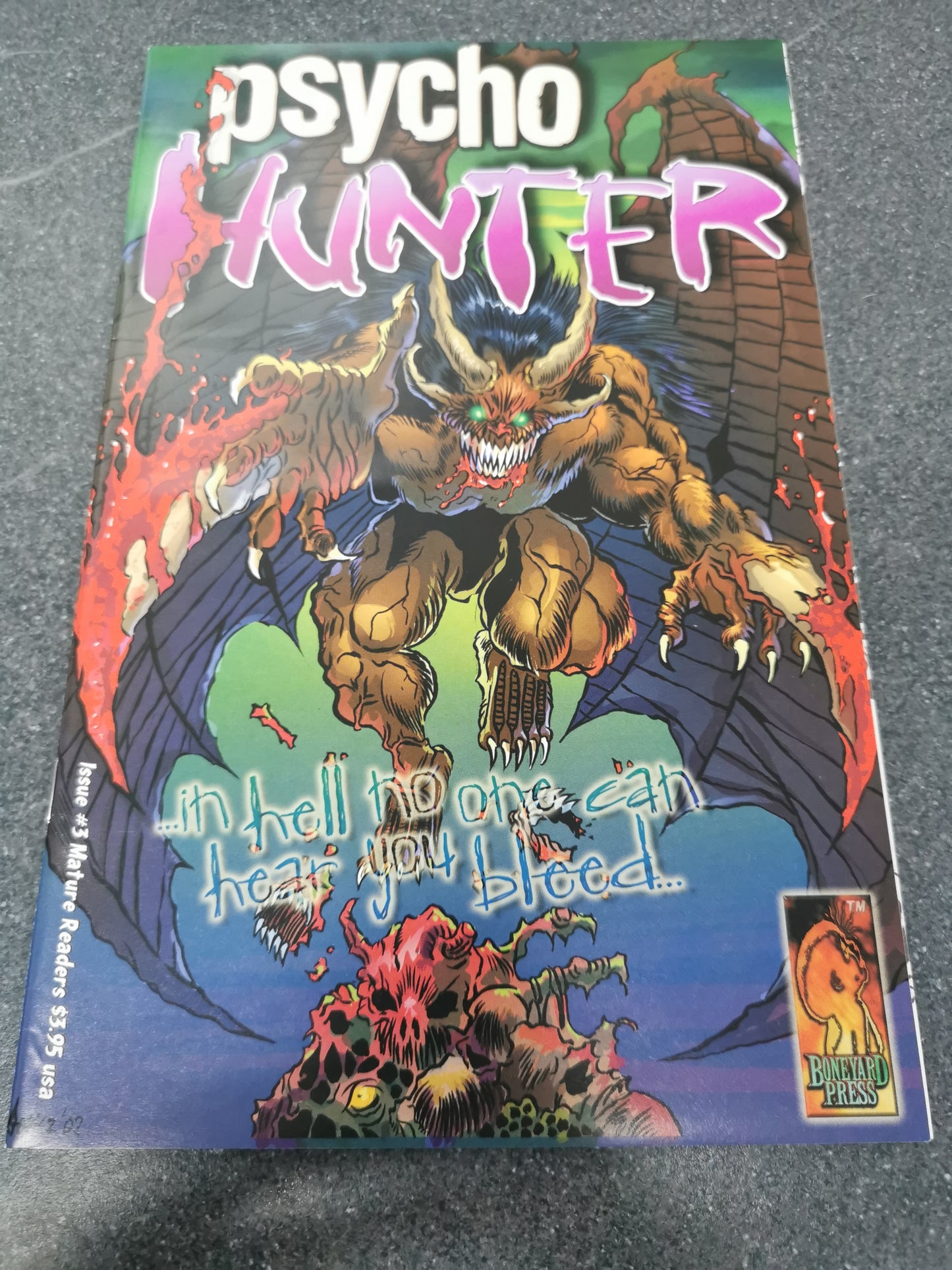 Psycho Hunter #3 2002 Boneyard Press comic