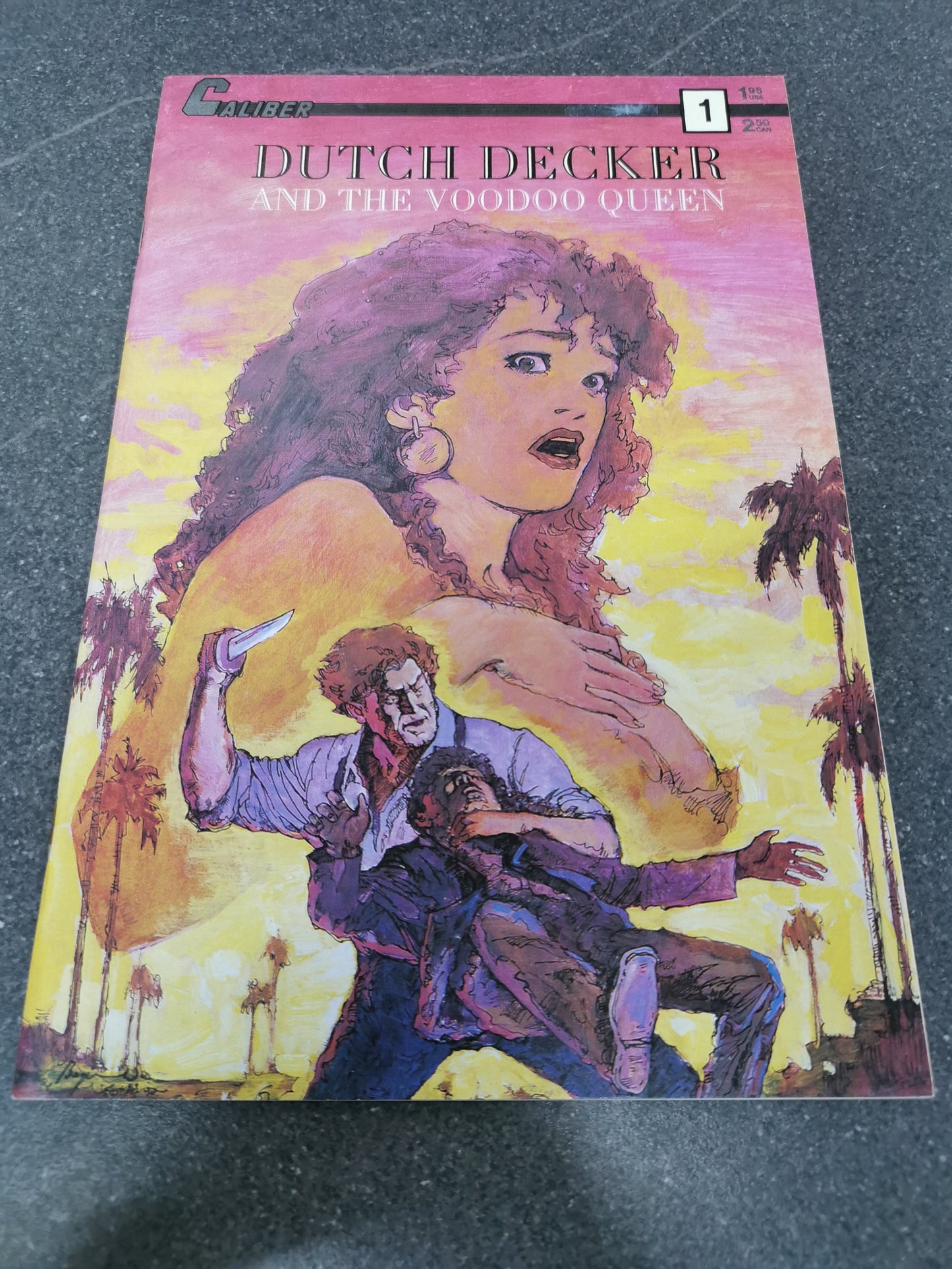 Dutch Decker and The Voodoo Queen #1 1990 Caliber comic