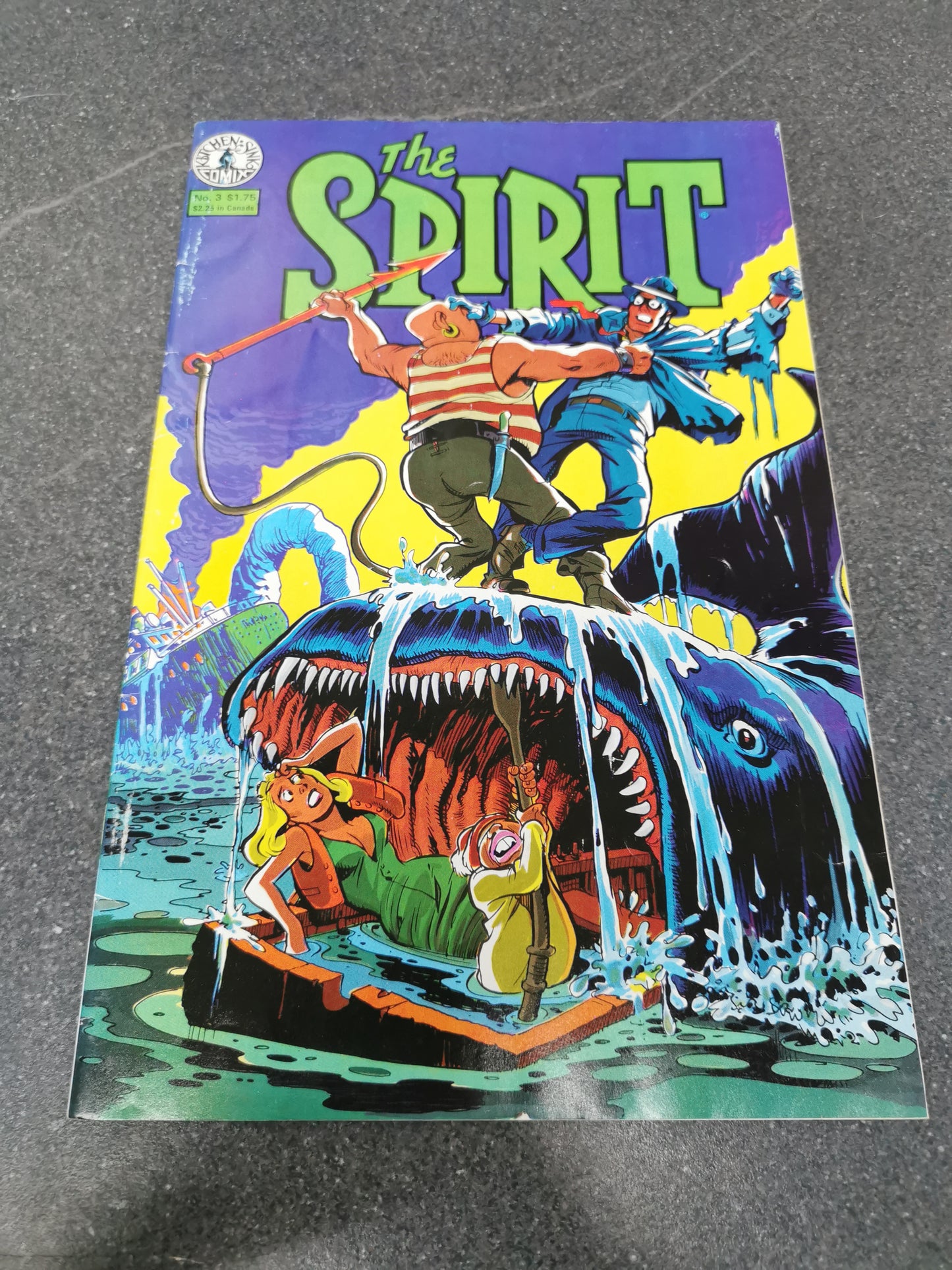 The Spirit #3 1984 Kitchen Sink comic