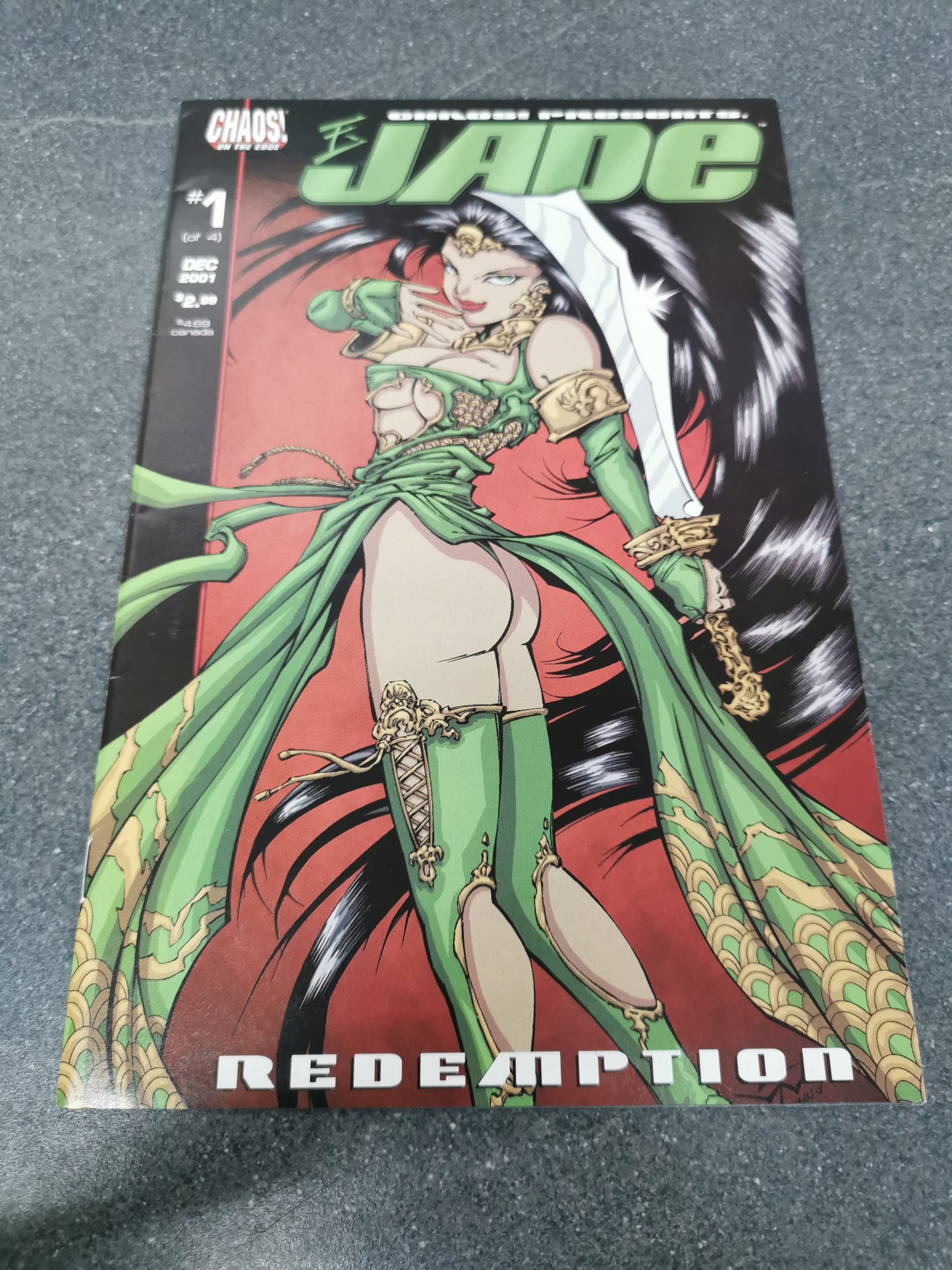 Chaos Presents Jade Redemption #1 2001 Chaos comic