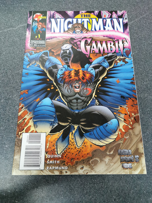 The Night Man Gambit #1 1996 Malibu Marvel comic