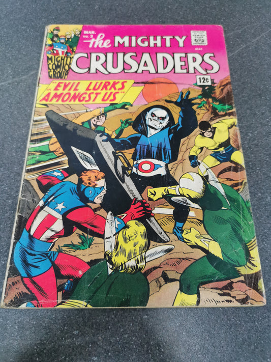 The Mighty Crusaders #3 1966 Origin of Flyman Radio comic