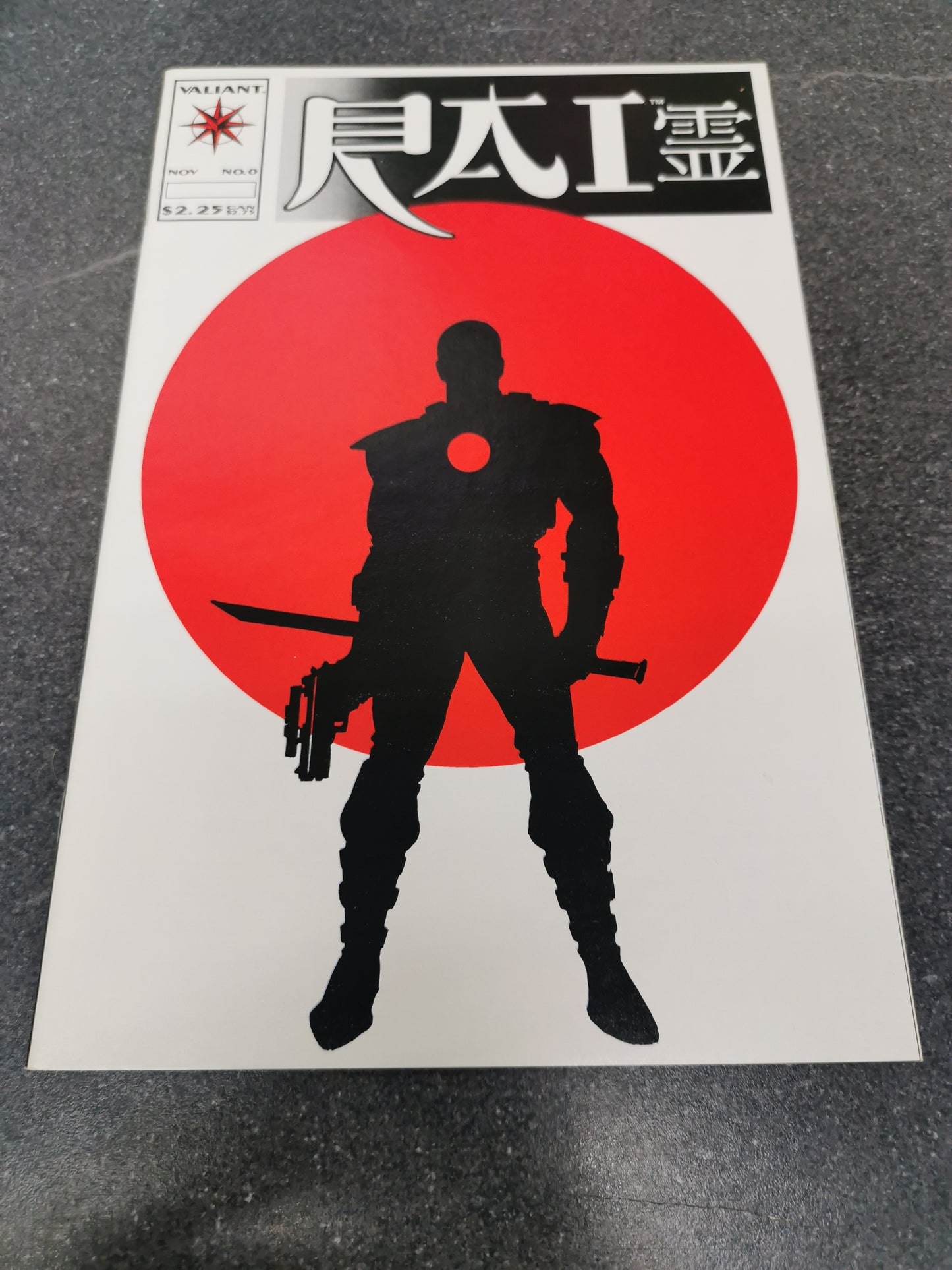 Rai #0 1992 1st appearance of Bloodshot Valiant comic