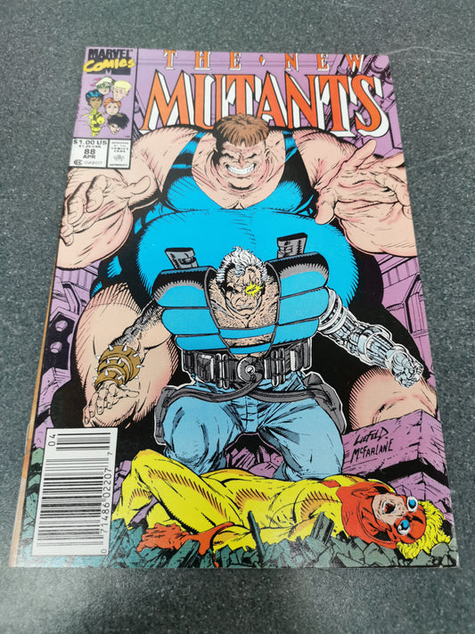 The New Mutants #88 1990 2nd appearance of Cable Marvel comic