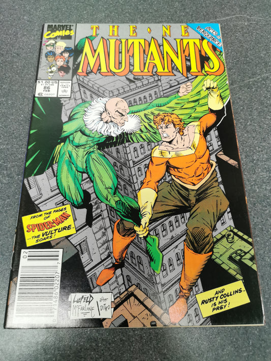 The New Mutants #86 1990 1st Cameo Cable Marvel comic