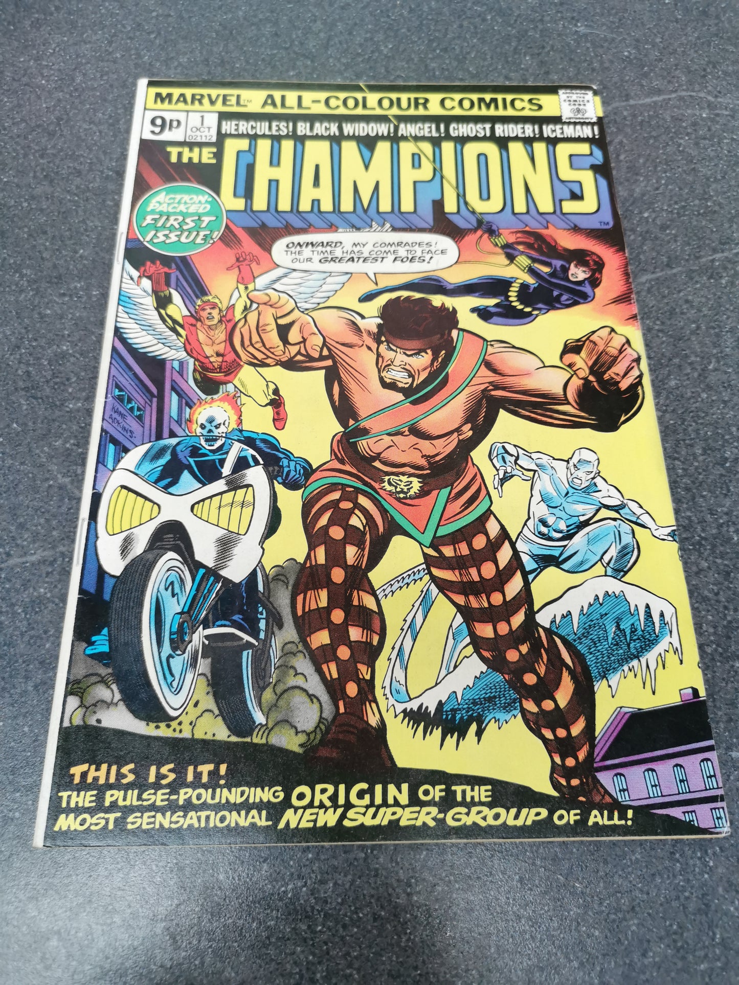 The Champions #1 1975 1st appearance of original line up Marvel comic