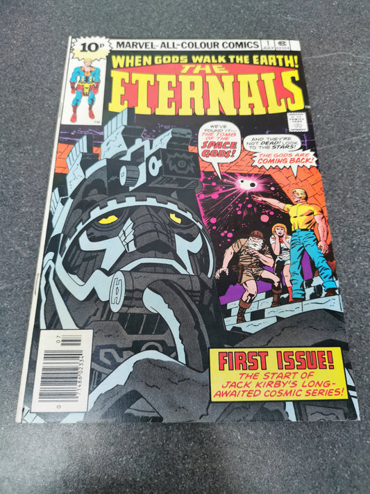 The Eternals #1 1976 1st appearance of The Eternals Marvel comic