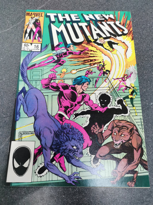 The New Mutants #16 1984 1st appearance of Warpath Marvel comic