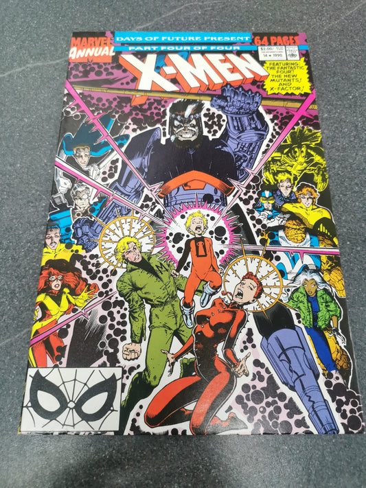 Xmen Annual #14 1990 1st cameo of Gambit Marvel comic