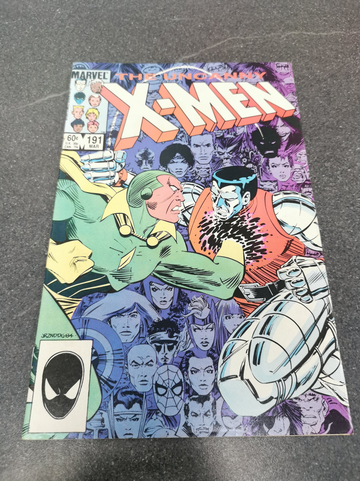 Uncanny Xmen #191 1985 1st appearance of Nimrod Marvel comic