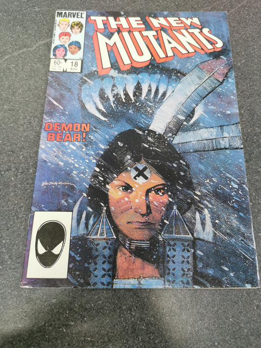 The New Mutants #18 1984 1st appearance of Warlock Marvel comic