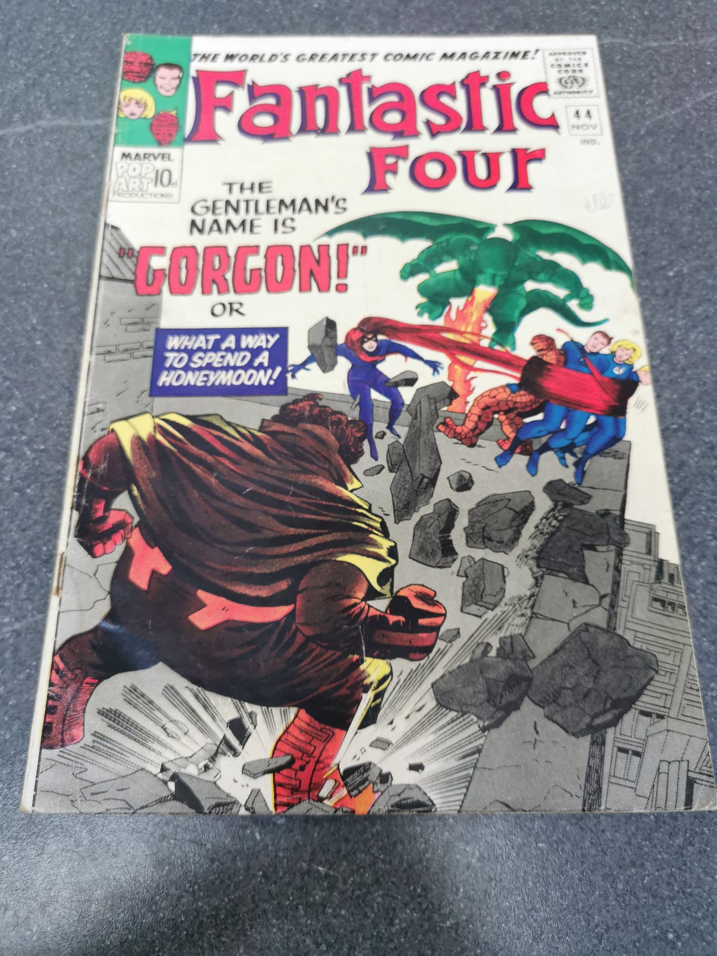 Fantastic Four #44 1965 1st appearance of Gorgon Marvel comic