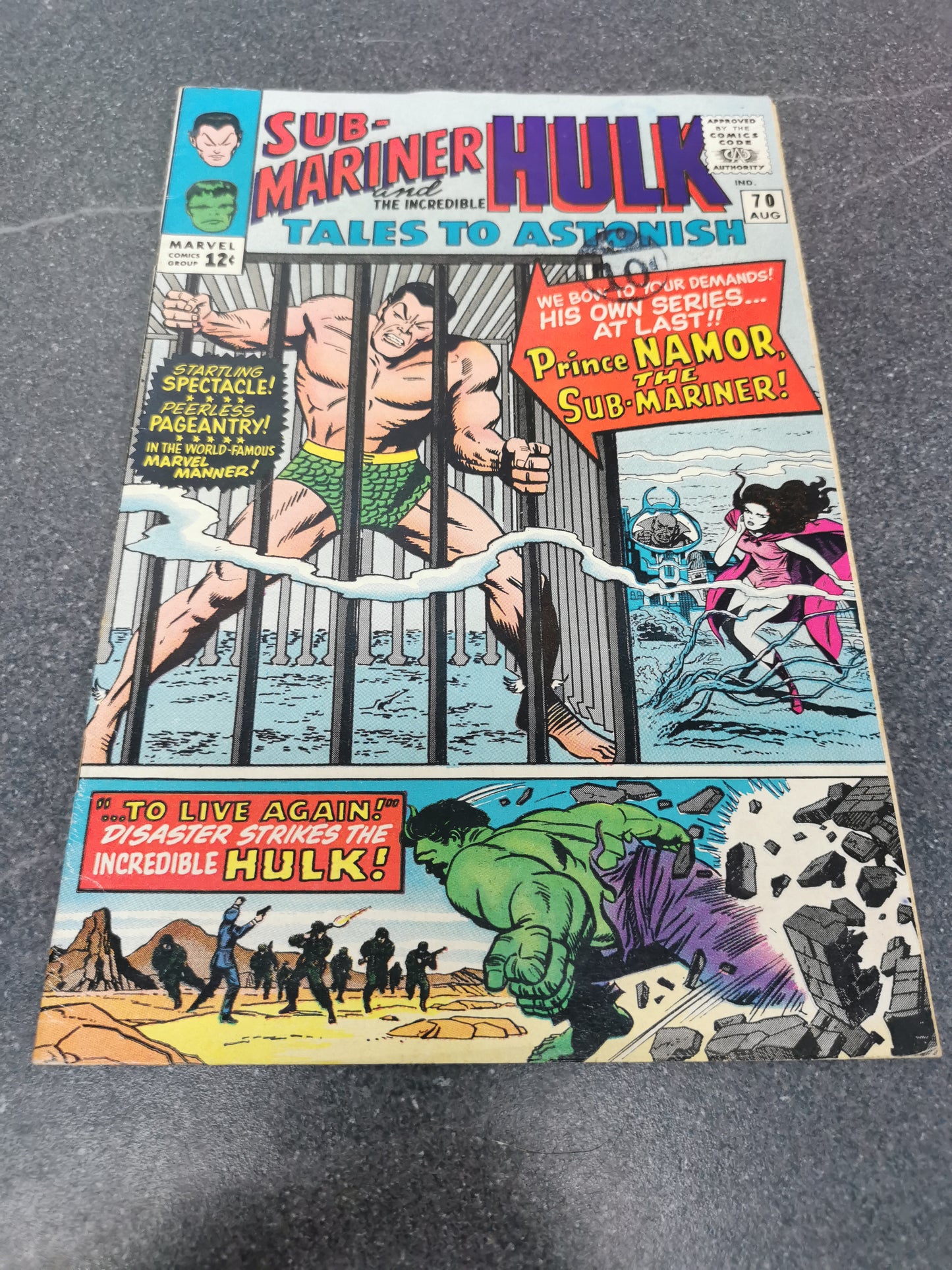 Tales To Astonish #70 1965 1st solo Sub Mariner Marvel comic