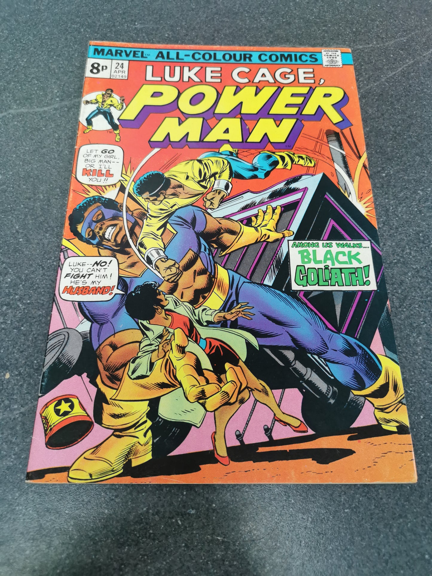 Power Man #24 1975 1st appearance of Black Goliath Marvel comic