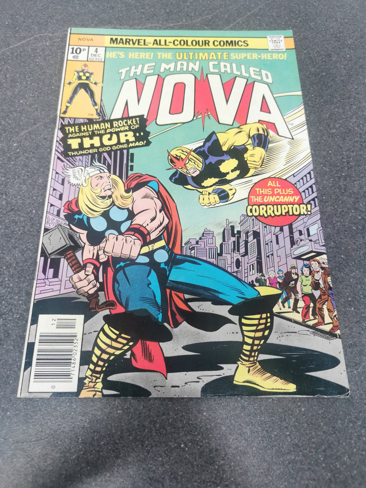 Nova #4 1976 1st appearance of the Corruptor Marvel comic