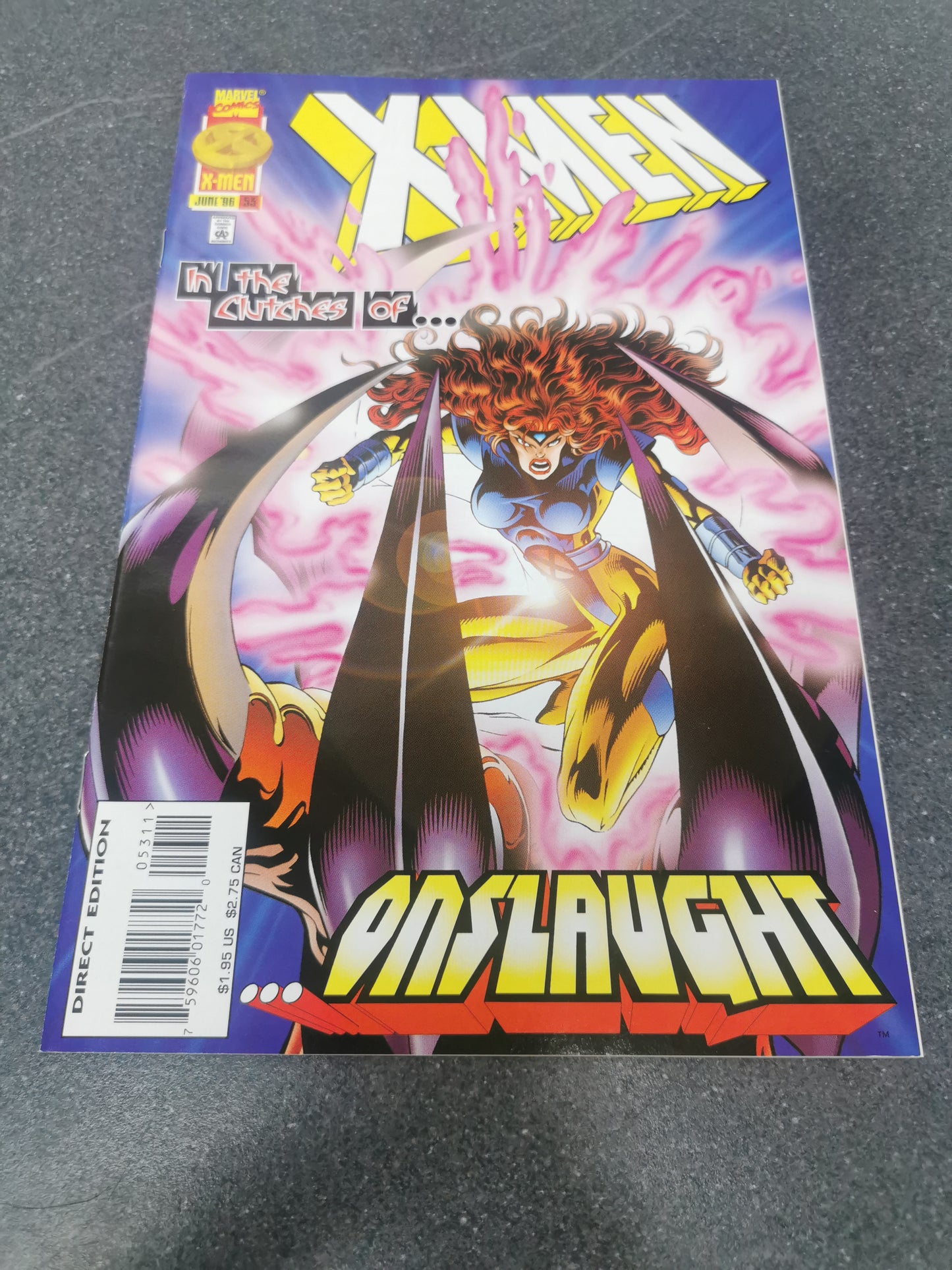 Xmen #53 1996 1st appearance of Onslaught Marvel comic