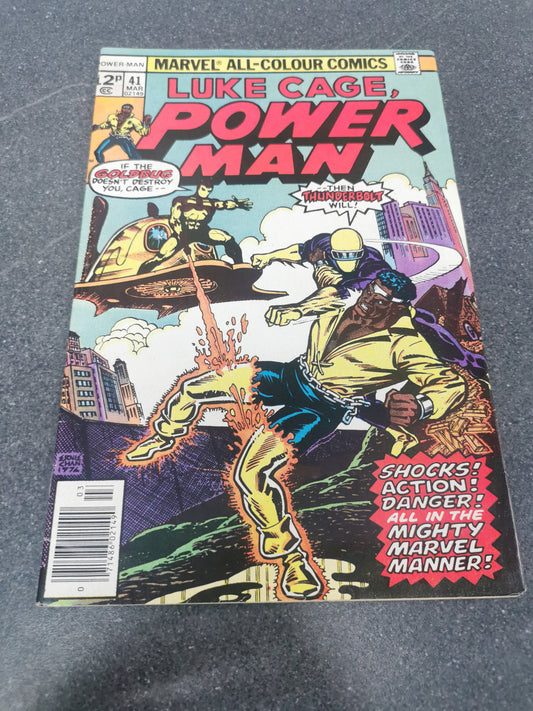 Power Man #41 1977 1st appearance of Goldbug Marvel comic