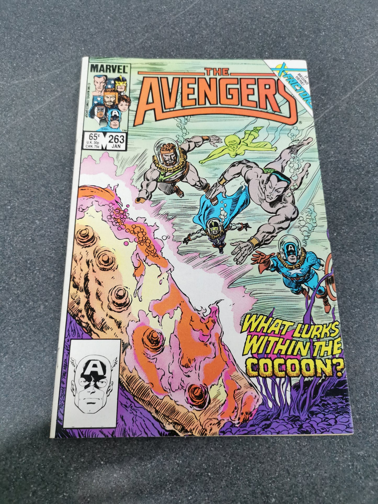 Avengers #263 1986 1st Xfactor team Marvel comic