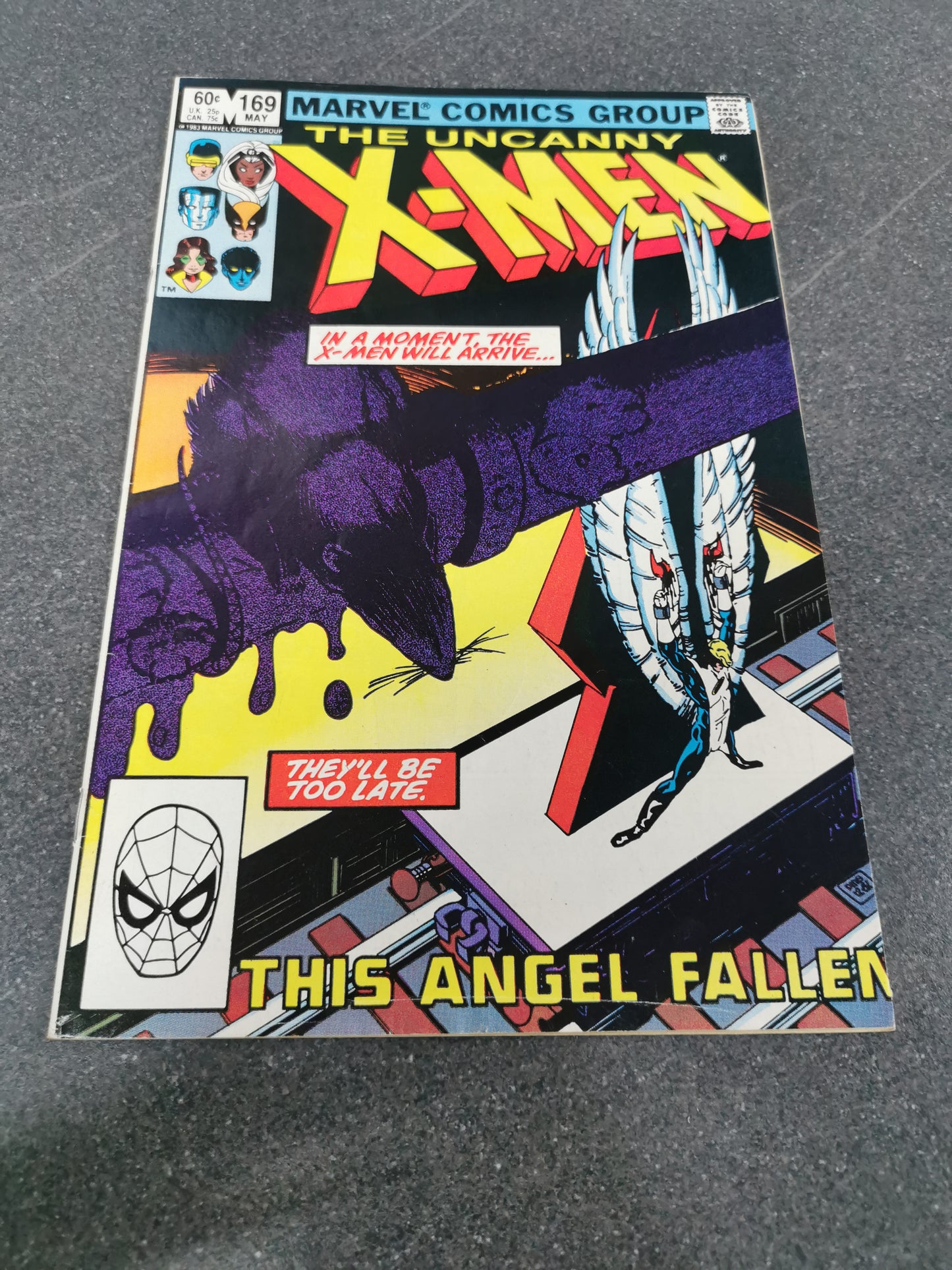 Uncanny Xmen #169 1983 1st appearance of Callisto and the Morlocks Marvel comic