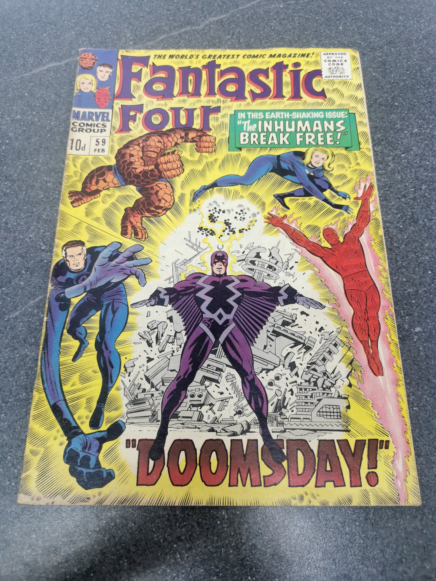 Fantastic Four #59 1966 Marvel comic