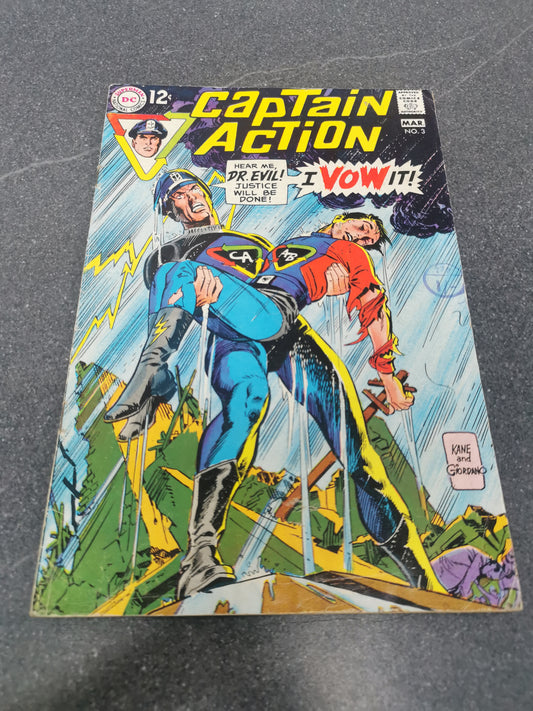 Captain Action #3 1969 DC comic