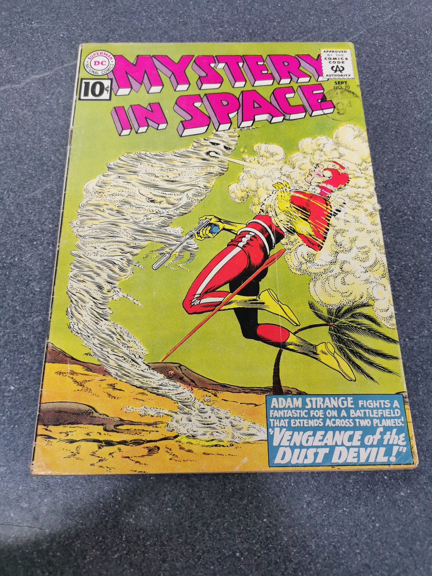 Mystery In Space #70 1961 2nd appearance of the Dust Devils DC comic