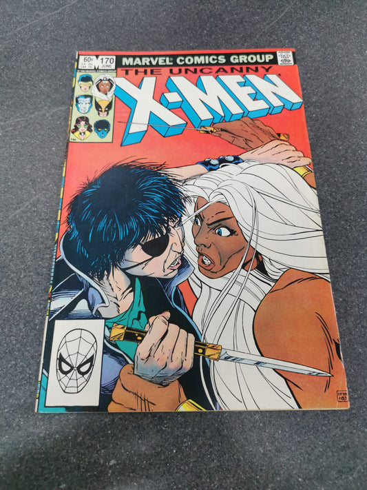 Uncanny Xmen #170 1983 Marvel comic