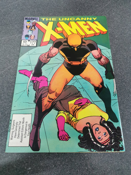 Uncanny Xmen #177 1984 Marvel comic