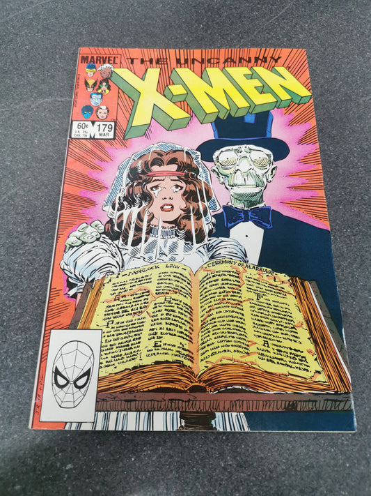 Uncanny Xmen #179 1984 1st appearance of Leech Marvel comic