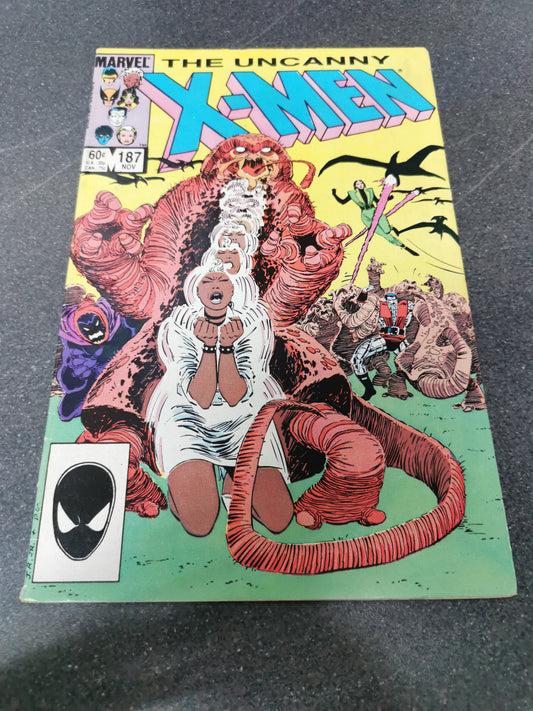 Uncanny Xmen #187 1984 Marvel comic