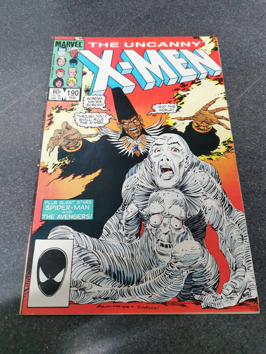 Uncanny Xmen #190 1985 Marvel comic