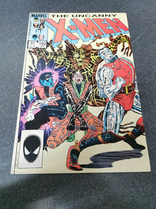 Uncanny Xmen #192 1985 Marvel comic